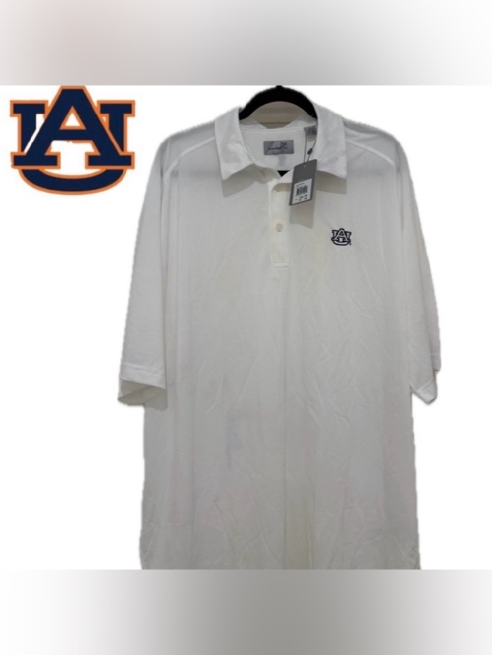 NWT [Ashworth] Auburn University Tigers NCAA Polo Shirt Mens 2XL SEE DESCRIPTION - Picture 2 of 13